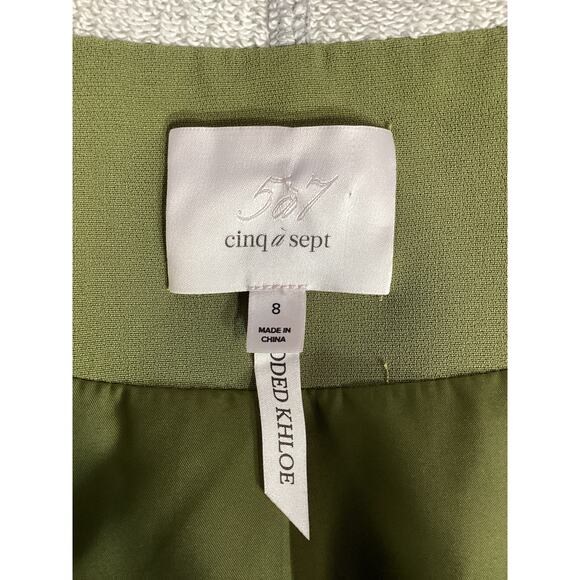 Cinq A Sept 'Khloe' Green Hooded Jacket Size 8 - Picture 4 of 4